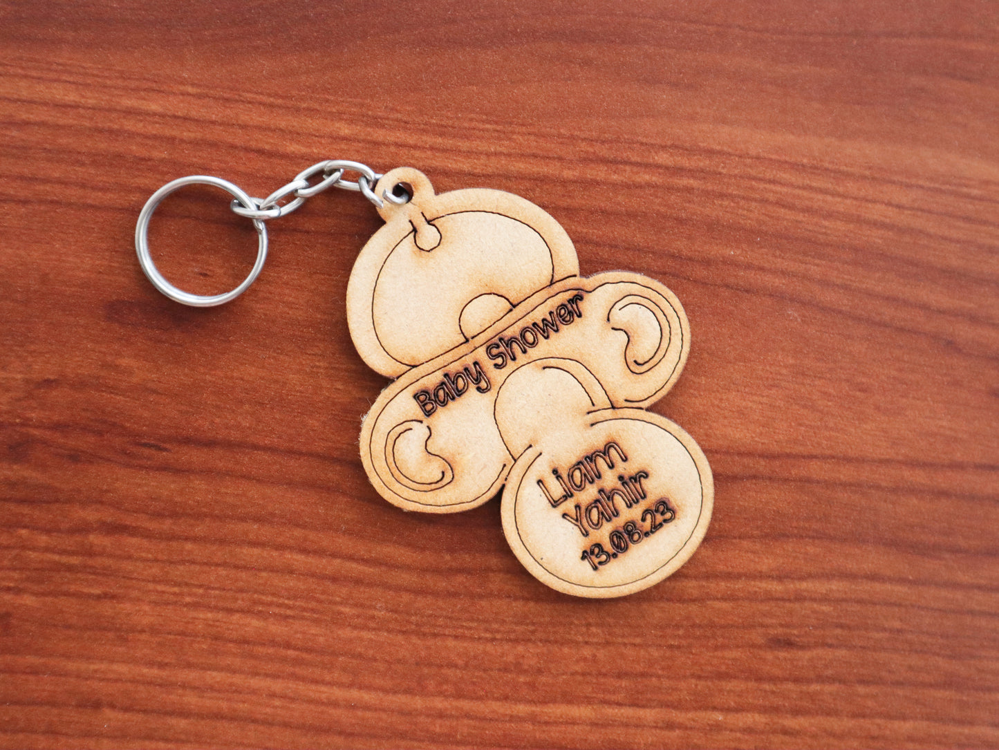 🍼👶 Llavero de chuponcito personalizado para Baby Shower ✨🎁 30pz RB108